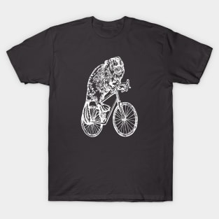 SEEMBO Beaver Cycling Bicycle Bicycling Biking Riding Bike T-Shirt